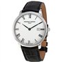 Frederique Constant Mixte Adulte Analogique-Numérique Quartz Montre avec Bracelet en Cuir