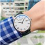 Frederique Constant Mixte Adulte Analogique-Numérique Quartz Montre avec Bracelet en Cuir