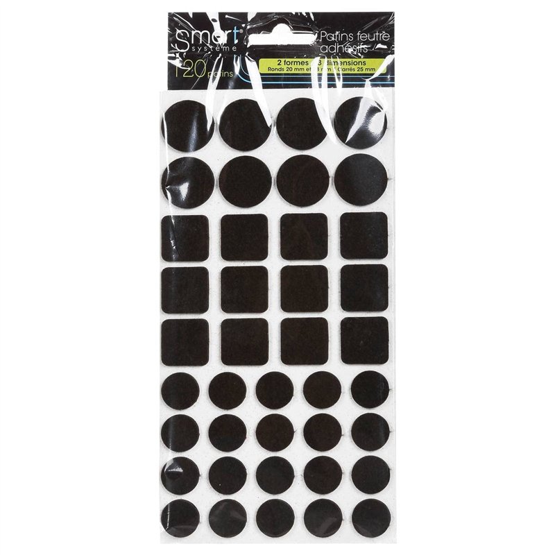 5five - Lot de 120 Patins de Protection Marron