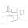 ELICA Hotte decorative murale SHIRE BK/A/90 Inclinée Verre Noire 90 cm