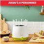 Tefal Appareil à Fondue 8 Personnes, Fondues Bourguignonnes, Savoyardes, Chocolat, Chinoises, Paroi Isolante Thermorespect, Caqu