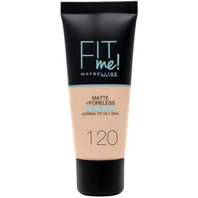Gemey Maybelline - Fond de Teint Fit Me Matte Poreless de Maybelline - 120 Classic Ivory