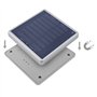 Maclean MCE124 Lampe pour parasol de jardin Lampe solaire Lampe sans fil 4LED éclairage sous parapluie