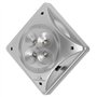 Maclean MCE124 Lampe pour parasol de jardin Lampe solaire Lampe sans fil 4LED éclairage sous parapluie