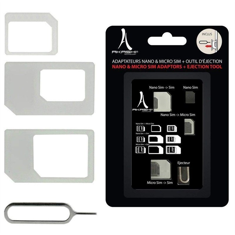 Akashi Kit d'Adaptateur de Carte SIM
