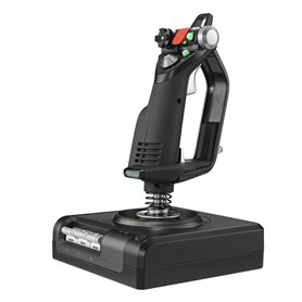 Logitech G Saitek X52 Pro Flight Système 3M avec Commande de Gaz à Pièces Métalliques et Joystick de Simulation, Ecran LCD, Doub
