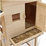 IDMarket - Poulailler Comfort avec pondoir en Bois