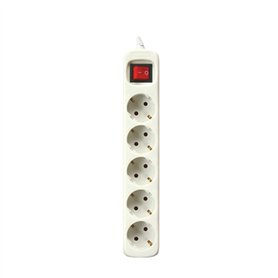 Silver Electronics 9631 – Base Électrique 5 sorties avec interrupteur (3 m) couleur blanc