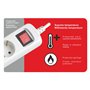 Silver Electronics 9631 – Base Électrique 5 sorties avec interrupteur (3 m) couleur blanc