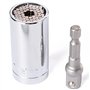 SHOP-STORY Douille Universelle pour Clé à Cliquet ou Perceuse Diamètre de 7 à 19 mm Adaptabilité Diverses Tailles Vis et Boulons