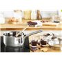 Tefal Casserole 16 cm et couvercle filtrant, Induction, Acier inoxydable 18/10 haute qualité, Garantie 10 ans, Duetto A7052263