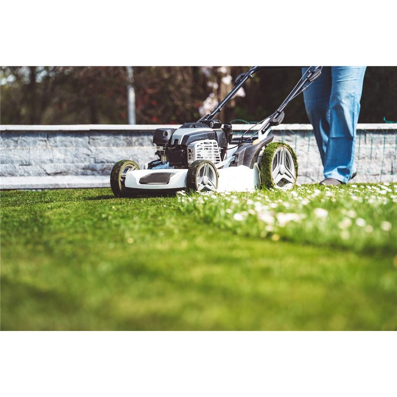 Image secondaire de Rallonge de jardin 16A, Prolongateur orange 20 mètres, câble H05VVF 2x1,5 pour appareils de classe II (sans terre)