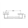Grohe 40807000 Porte-Serviette Selection Cube, Chrome (Import Allemagne)