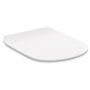Ideal Standard TESI Abattant WC, Lunette Toilette, Siège WC, Ultra-Fin, Frein De Chute Blanc, Certifié NF, Modèle authentique,T3