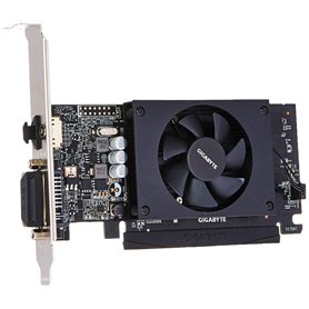 Gigabyte GVN710D52GL GeForce GT 710 2Go GDDR5 Carte Graphique Cartes Graphiques (GeForce GT 710, 2 Go, GDDR5, 64 bit, 4096 x 216