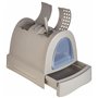 Imac Zuma Tortora - Litière/Maison de Toilette pour Chats