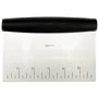 Amazon Basics Coupe pâte de boulanger en acier inoxydable, 15.5 cm, Noir, Argenté