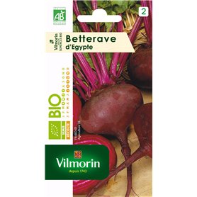 Vilmorin 3182670105289 3151342 Betterave Noire d Egypte Bio, Rouge, 9 x 0.5 x 16 cm