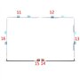 OLVINS LCD Écran Adhésif Strip Sticker Tape Pour Apple iMac A1419 27" 2012 2013 2014 2015