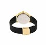 Armani Exchange Montre pour femme , mouvement à trois aiguilles, boîtier en acier inoxydable doré de 36 mm avec bracelet en acie