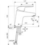Ideal Standard B1710AA Ceraflex Mitigeur de lavabo sans bonde