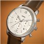 Fossil Homme Chronographe Quartz Montre avec Bracelet en Cuir FS5380