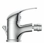 SCHÜTTE ATHOS 41200 Robinet de bidet avec bonde et tige de tirette, mitigeur pivotant de marque Chromé
