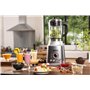 Moulinex LM962B10 Blender Chauffant Ultrablend Cook Mixeur Électrique Bol Verre Capacité 2L Soupe Coulis Compote Lait Smoothie G