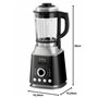 Moulinex LM962B10 Blender Chauffant Ultrablend Cook Mixeur Électrique Bol Verre Capacité 2L Soupe Coulis Compote Lait Smoothie G