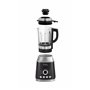 Moulinex LM962B10 Blender Chauffant Ultrablend Cook Mixeur Électrique Bol Verre Capacité 2L Soupe Coulis Compote Lait Smoothie G