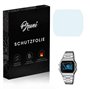 Bruni Protecteur d'écran compatible avec Casio A158WEA-1EF Film Protecteur, cristal clair Écran protecteur (2X)