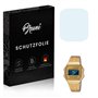 Bruni Protecteur d'écran compatible avec Casio A168WG-9EF Film Protecteur, cristal clair Écran protecteur (2X)