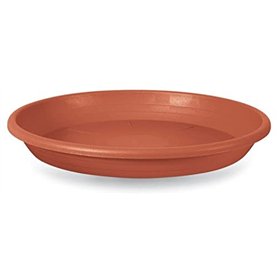 Blim Cylindre Soucoupe Marron foncé, 30 cm