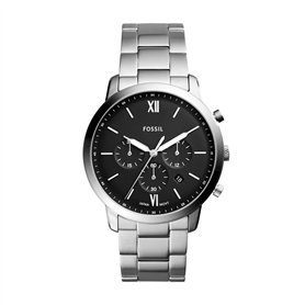Fossil Men's Neutra Chronograph FS5384 Silver Stainless-Steel Japanese Quartz Fashion Watch