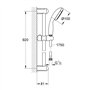 GROHE 27925001 Tempesta 100 Ensemble de Douche 1 Jet , Argent