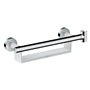 hansgrohe Unica Poignée d'appui Comfort avec tablette et support de douchette, blanc/chromé, 26328400