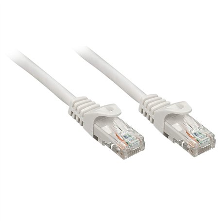 Lindy 48406 câble de réseau 1 m Cat5e U/UTP (UTP) Gris - Câbles de réseau (1 m, Cat5e, U/UTP (UTP), RJ-45, RJ-45, Gris)