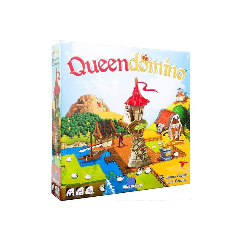 Blue Orange, Queendomino Game UK edition, Board Game, Ages 8+, 2-4 Players, 25 Minutes Playing