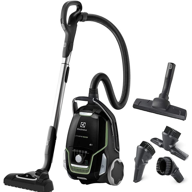 Electrolux UltraOne, Aspirateur Traineau avec Sac, Ultra Silencieux 65 dB, 2 sacs inclus, Performance d'Aspiration, Poignée Ergo
