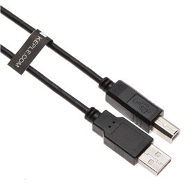 USB-B-Kabel für DJ-Midi-Controller, Tastaturen, Sampler, Effektpads, Synthesizer von Numark, Pioneer, Native Instruments, Trakto