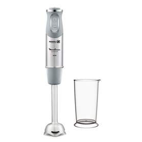 Moulinex DD650D Quickchef1in1 Mélangeur plongeant, pied en acier, technologie Powelix, 10 vitesses, 800 ml, inoxydable