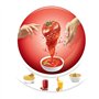 Moulinex DD650D Quickchef1in1 Mélangeur plongeant, pied en acier, technologie Powelix, 10 vitesses, 800 ml, inoxydable