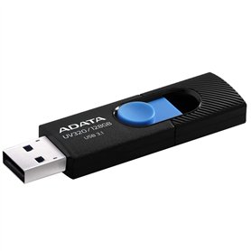 ADATA UV320 lecteur USB flash 128 Go USB Type-A 3.1 (3.1 Gen 1) Noir, Bleu - Lecteurs USB flash (128 Go, USB Type-A, 3.1 (3.1 Ge