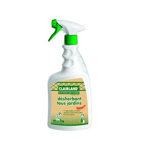 Clairland Désherbant Tous Jardins - Actif présent dans la Nature - Prêt à l'emploi 900 ML