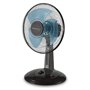 Rowenta VU1930F0 Ventilateur de Table Classic Compact 30 cm Oscillation 3 Vitesses 45W Ventilation Bureau Noir
