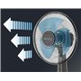 Rowenta VU1930F0 Ventilateur de Table Classic Compact 30 cm Oscillation 3 Vitesses 45W Ventilation Bureau Noir