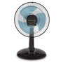 Rowenta VU1930F0 Ventilateur de Table Classic Compact 30 cm Oscillation 3 Vitesses 45W Ventilation Bureau Noir