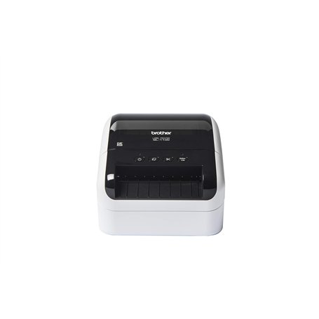 Brother QL-1100 Imprimante d'Étiquettes Industrielle - Grands Formats - Inclus 1 Rouleau DK11247 et 1 Rouleau DK22205