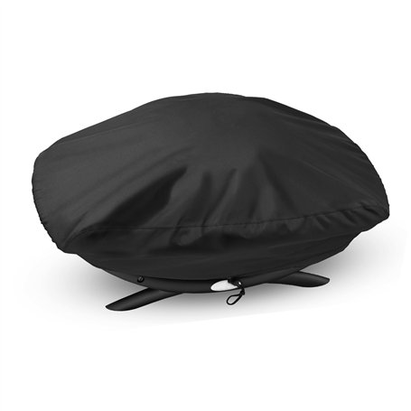 onlyfire Barbecue à gaz BBQ Convient Housses pour Barbecue pour Weber Baby Q, Q200 Q220 et Q2000 Grills à gaz, Noir