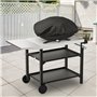 onlyfire Barbecue à gaz BBQ Convient Housses pour Barbecue pour Weber Baby Q, Q200 Q220 et Q2000 Grills à gaz, Noir